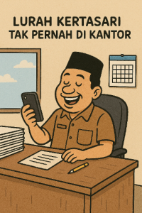 Jarang Masuk Kantor, Lurah Kertasari Jadi Omongan Warganya