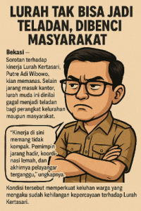 Lurah  Kertasari Tak Bisa Jadi Teladan, Dibenci Masyarakat