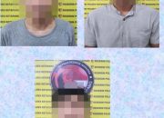 Polsek Delta Pawan Bekuk Tiga Pria Pengedar Sabu, Delapan Paket Sabu Turut Diamankan