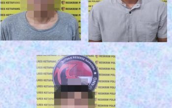 Polsek Delta Pawan Bekuk Tiga Pria Pengedar Sabu, Delapan Paket Sabu Turut Diamankan