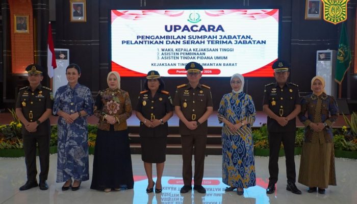 Rotasi Strategis Kejati Kalbar,Lantik Wakajati, Asbin dan Aspidum, Tegaskan Integritas di Era Digital.