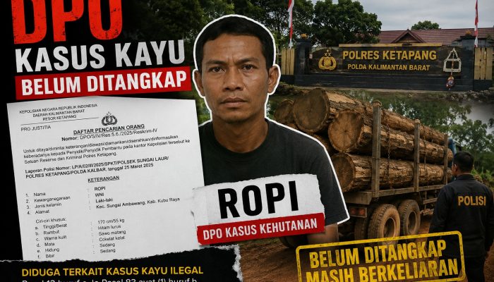 DPO Ropi Terbit, Polres Ketapang Belum Beri Penjelasan