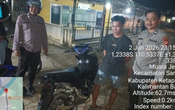 POLSEK SANDAI LAKSANAKAN PATROLI DIALOGIS ANTISIPASI GANGGUAN KAMTIBMAS DI WILAYAH KECAMATAN SANDAI