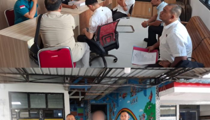 KEJARI MEMPAWAH TAHAN TERSANGKA PEREDARAN OLI PALSU