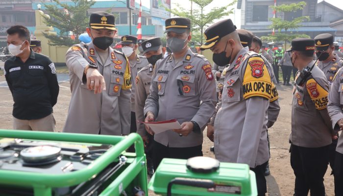 Perkuat Kesiapsiagaan Karhutla, Polres Ketapang Terima Sarpras Pemadaman Dari Slog Polri Dan Langsung Didistribusikan ke Jajaran