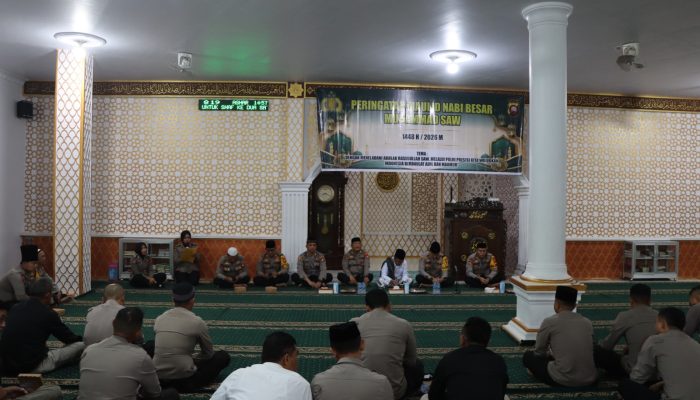 Polres Ketapang Gelar Peringatan Maulid Nabi Muhammad SAW 1448 H/2026 M