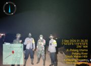 Karhutla dilelang mejulang di malam hari Kapolres Ketapang dan PJU turun langsung padamkan api