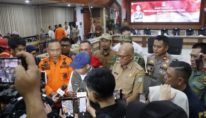 Wakapolres Ketapang Ikuti Kunjungan Kerja Menteri Kehutanan RI, Bahas Pengendalian Karhutla